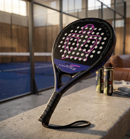 Black Crown Win carbon padel racket