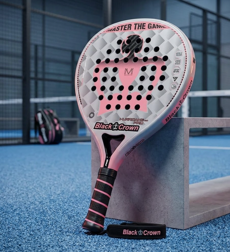 Black Crown Hurricane Pro 2.0 Woman Padel Racket