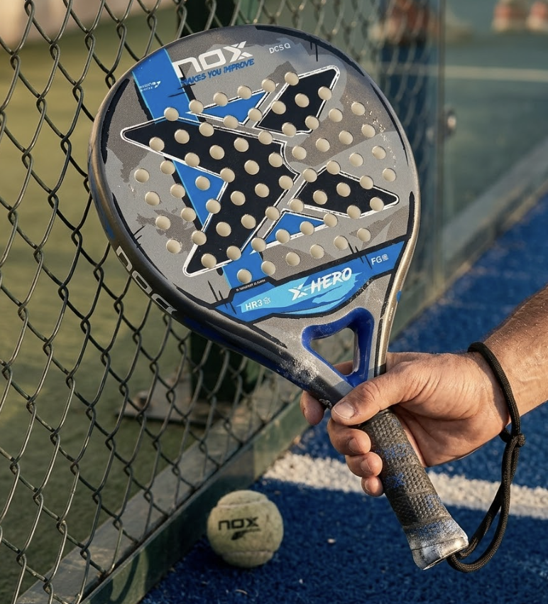Nox X-hero blue 2026 padel racket