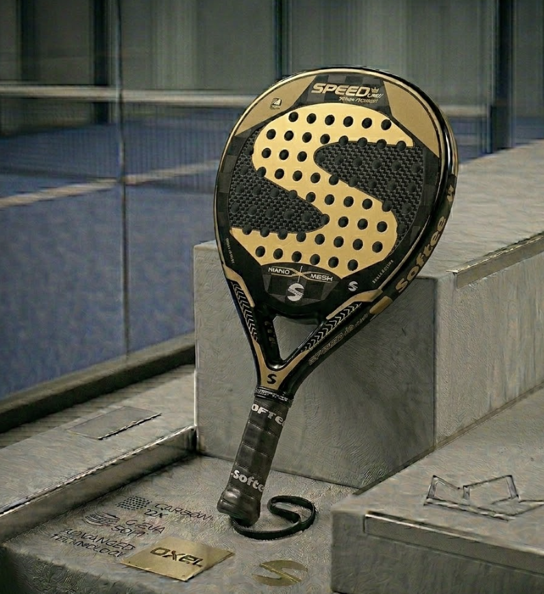 Softee Speed Gold Power 4.0 Nano Mesh padel racket